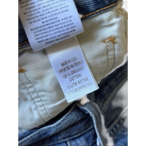 Citizens of Humanity Emery Crop Straight Jeans size 27 Blue - Picture 10 of 11